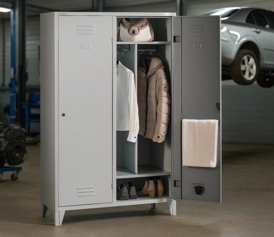 Sigur nu ai uitat nimic? Un vestiar metalic, esential intr-un atelier auto!